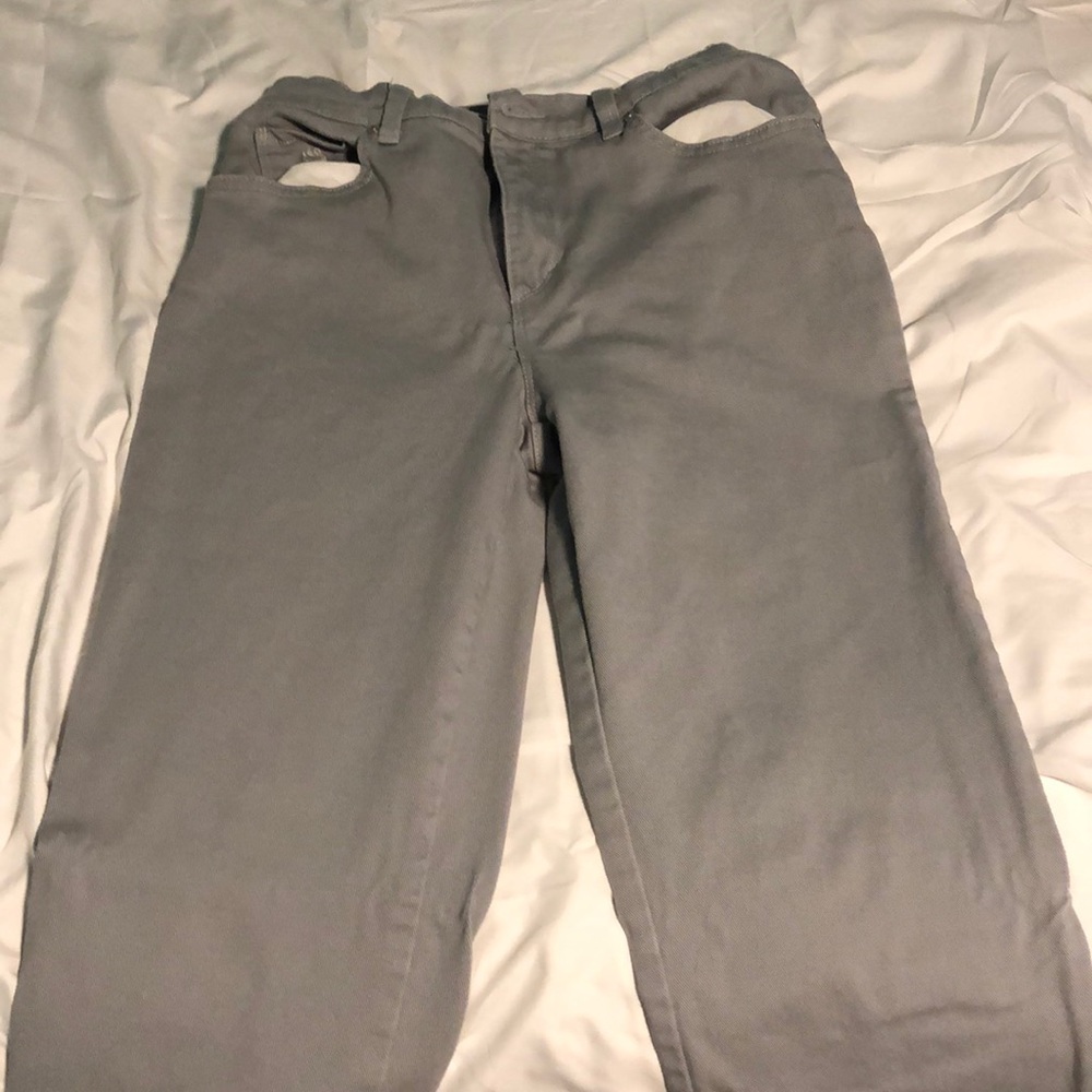 Adult grey jeans